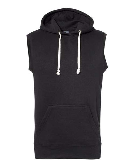 J. America Men's Triblend Sleeveless Hooded Sweatshirt 8097-1
