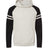 JERZEES Men's Nublend Varsity Colorblocked Raglan Hooded Sweatshirt-1