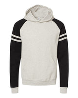 JERZEES Men's Nublend Varsity Colorblocked Raglan Hooded Sweatshirt-1
