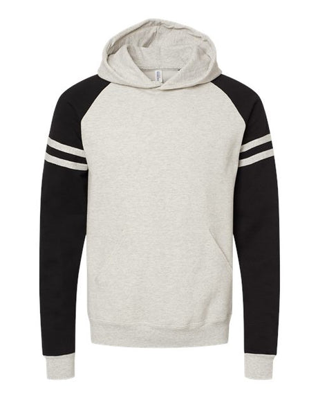 JERZEES Men's Nublend Varsity Colorblocked Raglan Hooded Sweatshirt-1