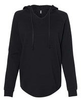 Independent Trading Co. Women’s Lightweight California Wave Wash Hooded Sweatshirt-1
