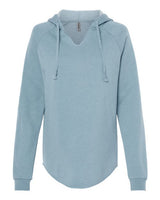 Independent Trading Co. Women’s Lightweight California Wave Wash Hooded Sweatshirt-1