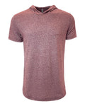 Next Level Men's Mock Twist Hoodie T-Shirt