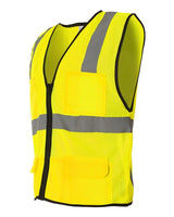 Kishigo Men's Economy Mesh 6-Pocket Vest-2