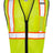 Kishigo Men's Economy Contrasting Vest with Zippered Front-1