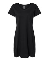 LAT Women's Fine Jersey V-Neck Coverup-1