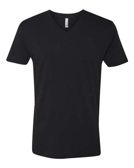 Next Level Men's Cotton V-Neck T-Shirt-1
