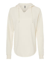 Independent Trading Co. Women’s Lightweight California Wave Wash Hooded Sweatshirt-1
