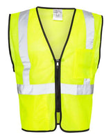 Kishigo Men's Double-Pocket Zippered Economy Class 2  Vest-1