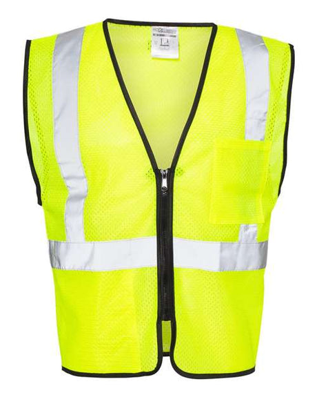 Kishigo Men's Double-Pocket Zippered Economy Class 2  Vest-1