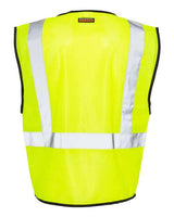 Kishigo Men's Double-Pocket Zippered Economy Class 2  Vest-2