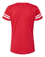 LAT Women's Football V-Neck Fine Jersey Tee-2
