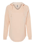 Independent Trading Co. Women’s Lightweight California Wave Wash Hooded Sweatshirt-1