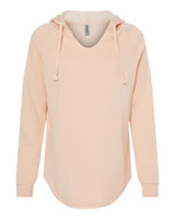 Independent Trading Co. Women’s Lightweight California Wave Wash Hooded Sweatshirt-1