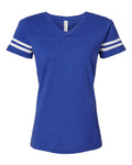 LAT Women's Football V-Neck Fine Jersey Tee-1
