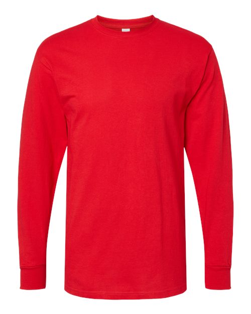 M&O Men's Gold Soft Touch Long Sleeve T-Shirt-1