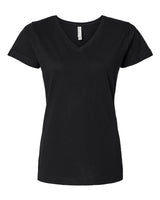 LAT Women's Fine Jersey V-Neck Tee-1