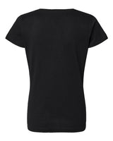 LAT Women's Fine Jersey V-Neck Tee-2