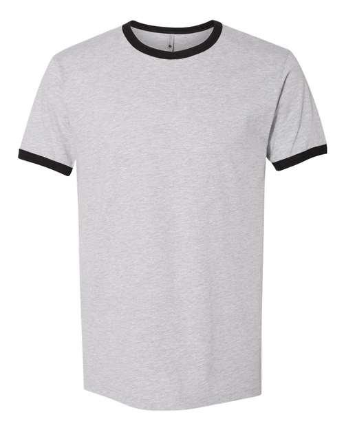 Next Level Men's Cotton Ringer T-Shirt-1