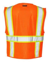 Kishigo Men's Ultra-Cool Solid Front Vest with Mesh Back-3