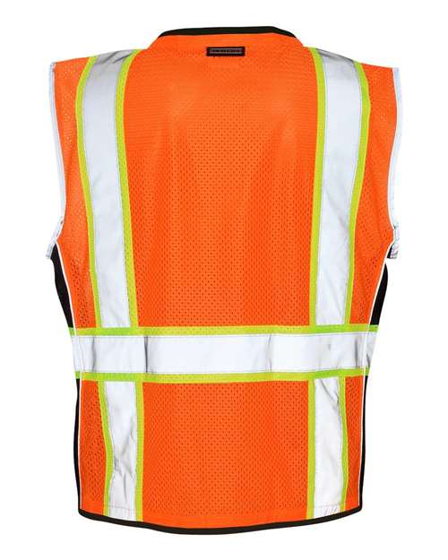 Kishigo Men's Premium Black Series Heavy-Duty Vest-3