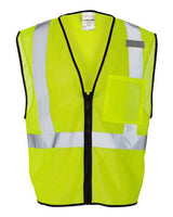 Kishigo Men's Single Pocket Zipper Mesh Class 2 Vest-1
