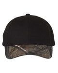 Kati Solid Crown with Camo Bill Cap-1