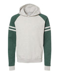 JERZEES Men's Nublend Varsity Colorblocked Raglan Hooded Sweatshirt-1