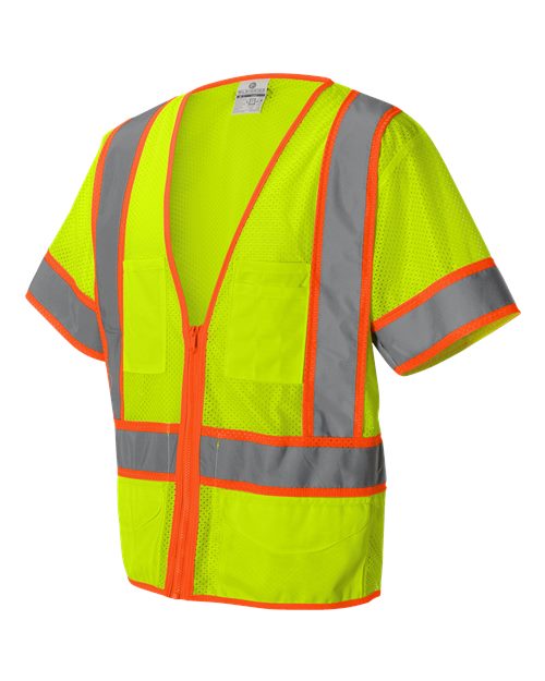 Kishigo Men's Ultra-Cool Six-Pocket Mesh Surveyor’s Vest-2