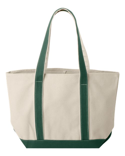 Liberty Bags Windward Large Cotton Canvas Classic Resort Tote-2