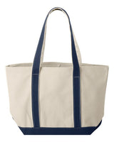 Liberty Bags Windward Large Cotton Canvas Classic Resort Tote-2