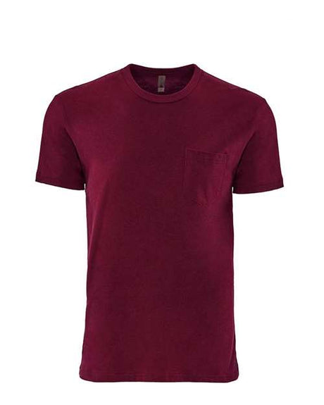 Next Level Apparel Men's   Cotton Pocket Tee-1