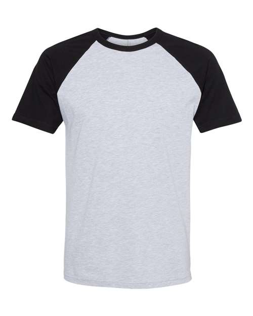 Next Level Men's Cotton Raglan T-Shirt-1