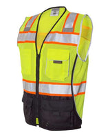 Kishigo Men's Premium Black Series Black Bottom Class 2 Vest-2