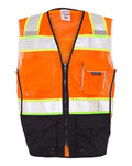 Kishigo Men's Premium Black Series Black Bottom Class 2 Vest-1