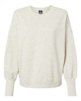 MV Sport Women's Sueded Fleece Crewneck Sweatshirt-1