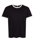 Next Level Men's Cotton Ringer T-Shirt-1