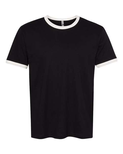 Next Level Men's Cotton Ringer T-Shirt-1
