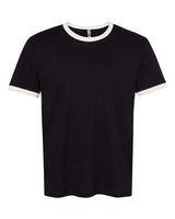 Next Level Men's Cotton Ringer T-Shirt-1