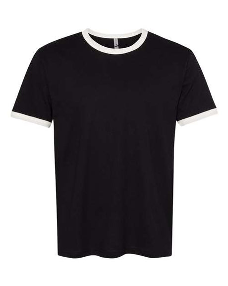 Next Level Men's Cotton Ringer T-Shirt-1