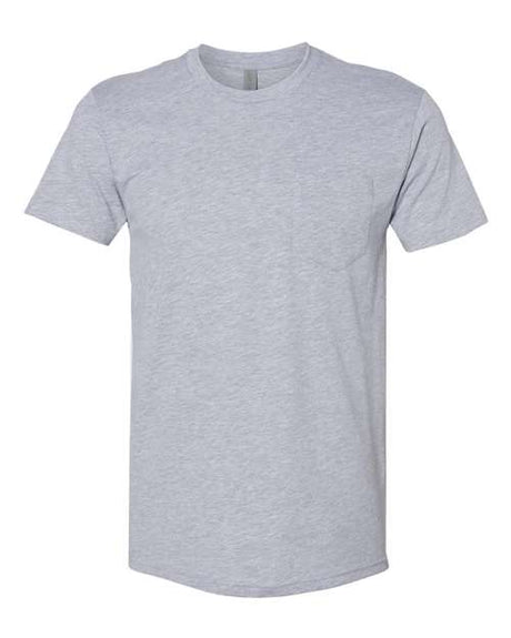 Next Level Apparel Men's   Cotton Pocket Tee-1