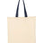 Q-Tees Economical Tote with Contrast-Color Handles-1