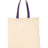 Q-Tees Economical Tote with Contrast-Color Handles-1
