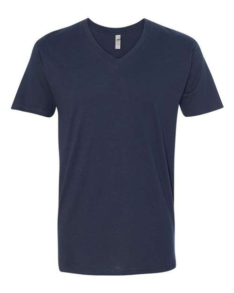 Next Level Men's Cotton V-Neck T-Shirt-1