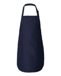 Q-Tees Full-Length Apron with Pockets-1