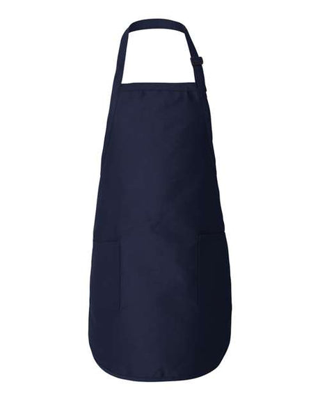 Q-Tees Full-Length Apron with Pockets-1