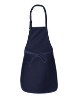 Q-Tees Full-Length Apron with Pockets-3