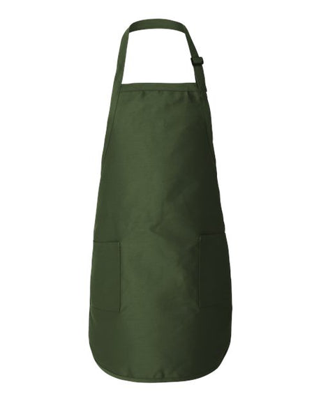 Q-Tees Full-Length Apron with Pockets-1