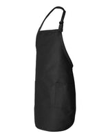 Q-Tees Full-Length Apron with Pockets-2