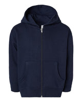 Rabbit Skins Toddler Full-Zip Fleece Hoodie Sweatshirt-1